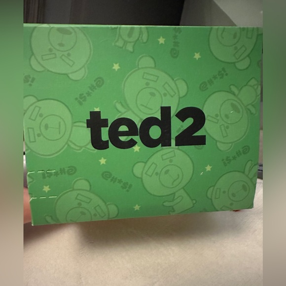 Pop Mart Ted 2 Plush Keychain Pendant Party Bear - Picture 4 of 8